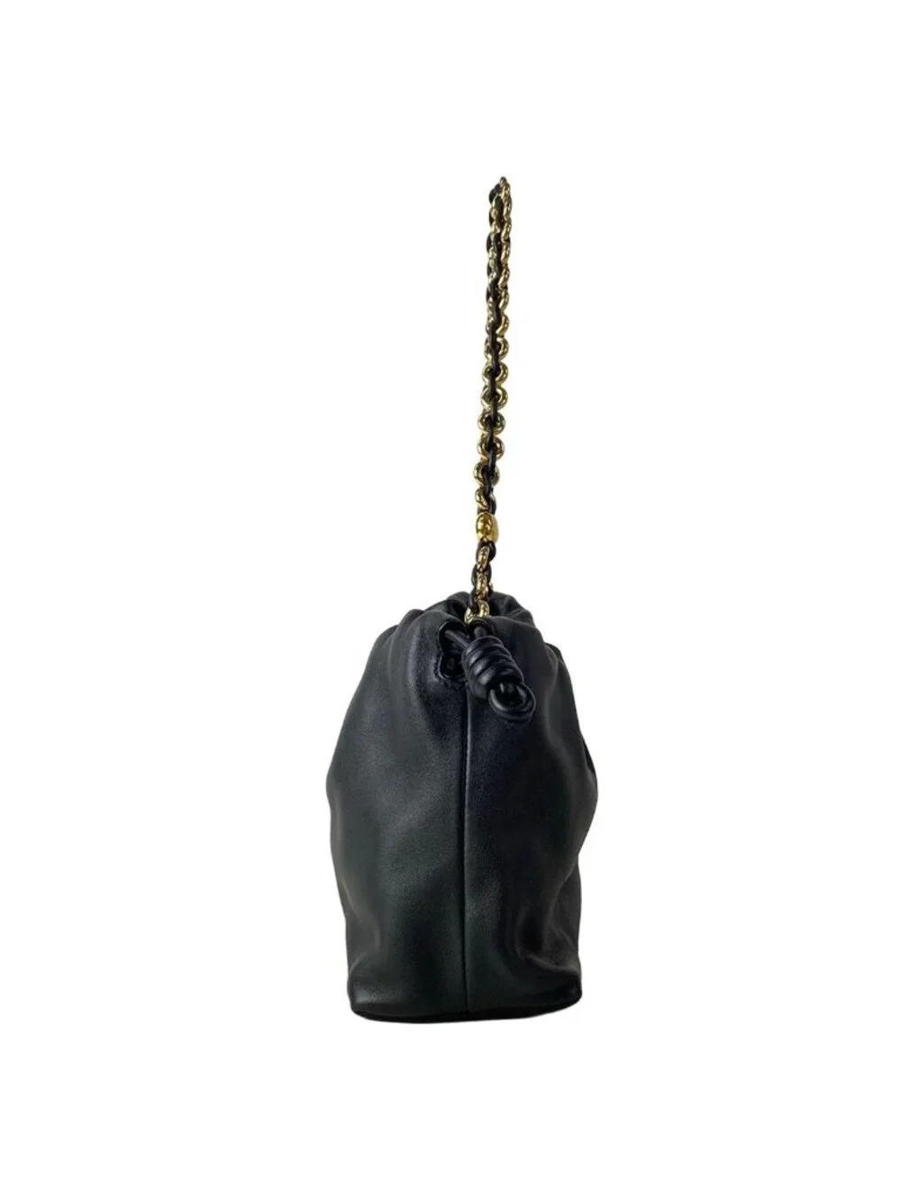 Loewe Shoulder Bag Flamenco Purse Black